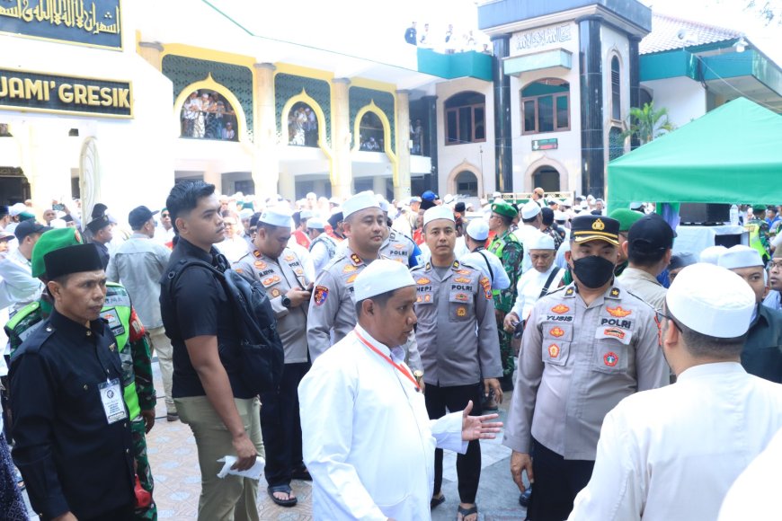 Polres Gresik Pastikan Kegiatan Haul Berlangsung Aman dan Khidmat